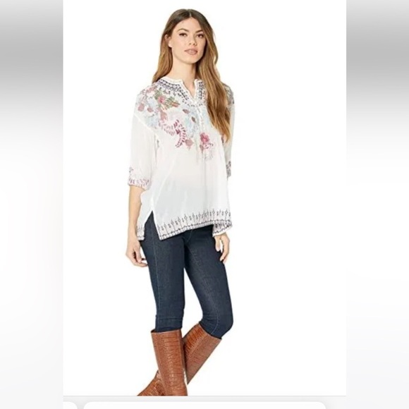 Johnny Was Sundae Tunic sz medium - Picture 3 of 9